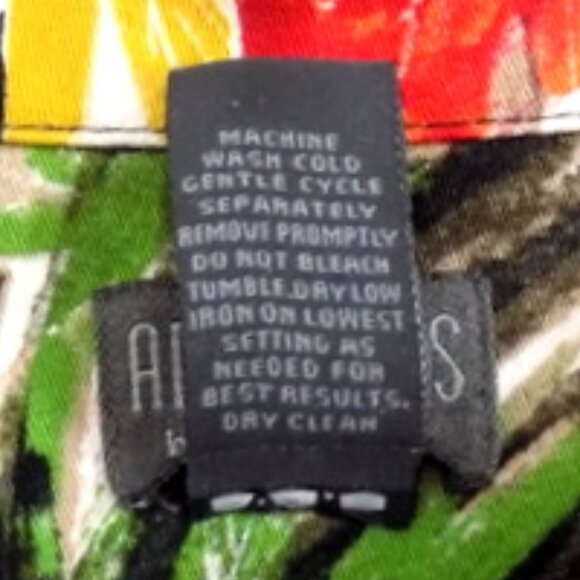 Additions By Chico's Red, Green & Yellow Tropical Print Jacket - Size:1 (Medium) - Picture 10 of 10